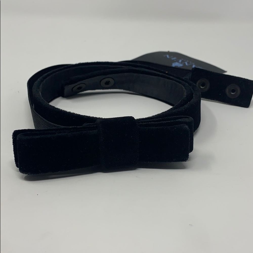 Lanvin Velvet Bow Belt